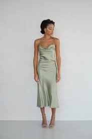 Green Slip Dress